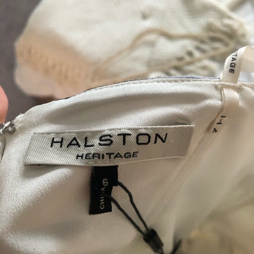 Halston hampton dress